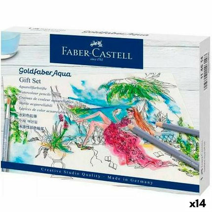 Set med pennor Faber-Castell Akvarell (14 antal)