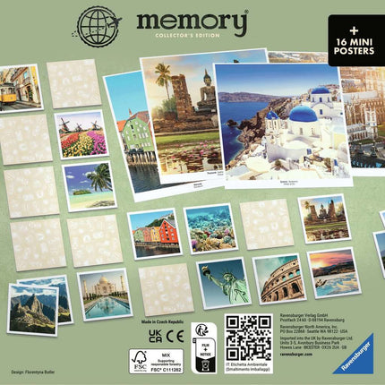 Utbildningsspel Ravensburger Memory: Collectors' Memory - Voyage Multicolour (ES-EN-FR-IT-DE)