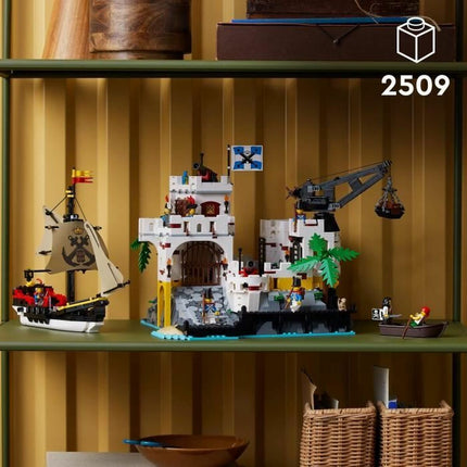 Byggsats Lego 10320 ElDorado Fortress Piratskepp 2509 Delar