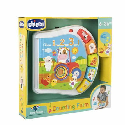 Interaktiv leksak för småbarn Chicco Counting Farm 19 x 4 x 19 cm
