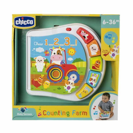 Interaktiv leksak för småbarn Chicco Counting Farm 19 x 4 x 19 cm