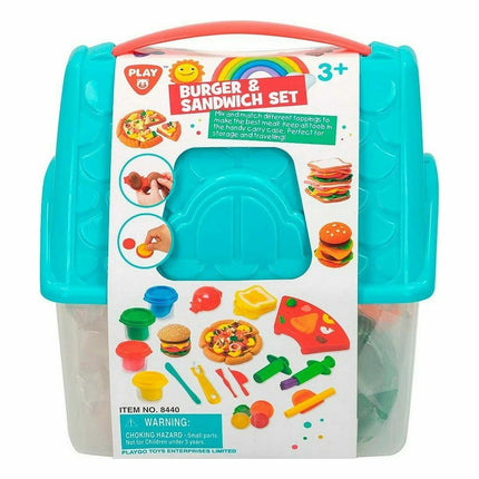 Modellera Spel Colorbaby Burger & Sandwich Multicolour (19 Delar)