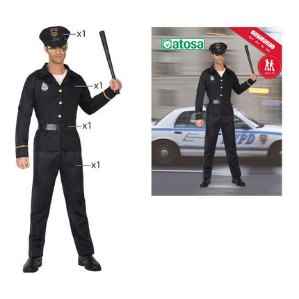 Costume for Adults DISFRAZ POLICIA  XL XL Policeman