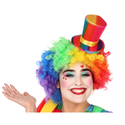 Clownmössa Multicolour Cirkus