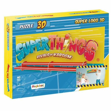 3D-pussel SuperThings 3D Superlogo 80 x 31 x 7,6 cm (80 x 31 x 7 cm)