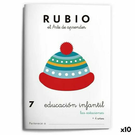 Early Childhood Education Notebook Rubio Nº7 A5 spanska (10 antal)