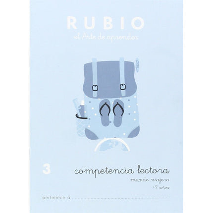 Reading Comprehension Notebook Rubio Nº3 A5 spanska (10 antal)