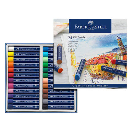 Tjocka färgpennor Faber-Castell FC127024AZ Multicolour (Renoverade A)