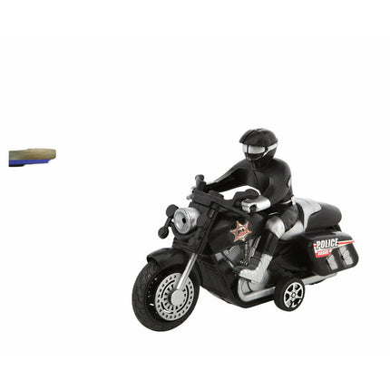 Polismotorcykel 18 x 12 cm
