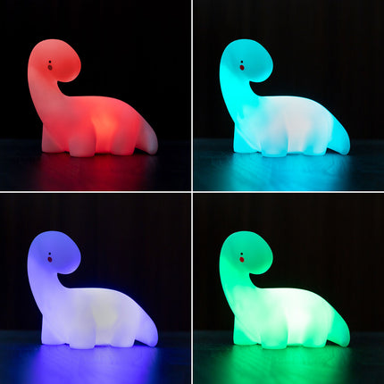 Flerfärgad dinosaurielampa med LED Lightosaurus InnovaGoods