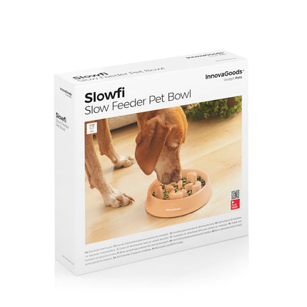 Långsam äta matskål för husdjur Slowfi InnovaGoods