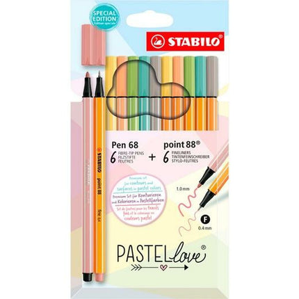 Markers Stabilo 12 Parts Pastries