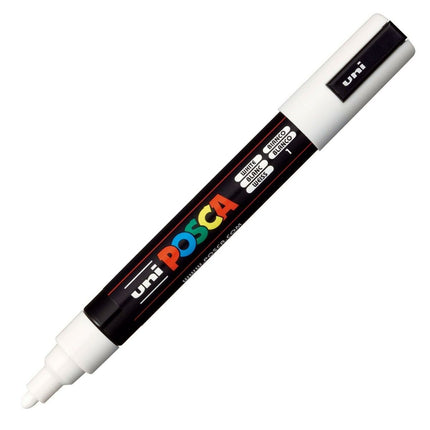 Marker pens POSCA PC-5M White (6 quantity)