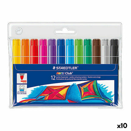 Marker pens Staedtler Noris Club Multicolour (10 quantity)